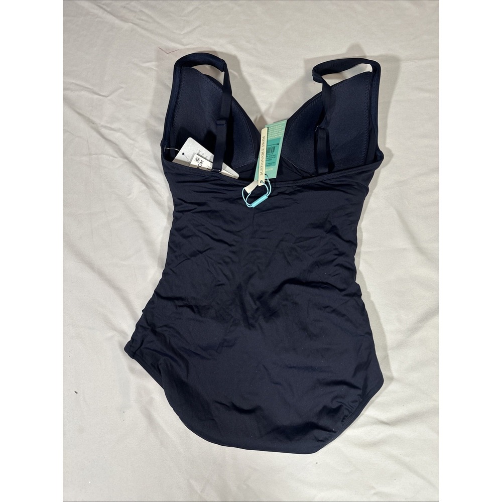 NWT $119 Sea Level [ 6 US ] Cross Front Multifit‎ One-Piece Swimsuit Blue#6926 - Picture 7 of 10